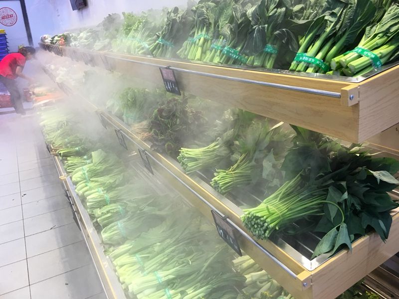 工業(yè)加濕器如何提高超市農(nóng)副產(chǎn)品的競爭力？